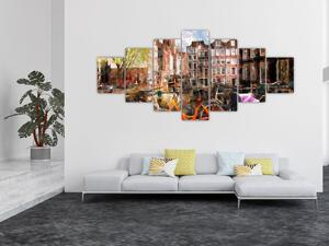 Obraz - Amsterdam (210x100 cm)