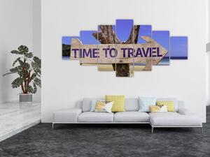 Obraz - Cestování (210x100 cm)