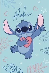 Jerry Fabrics Dětská deka Lilo a Stitch Aloha 100x150 cm