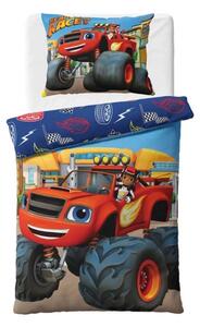 Carbotex Povlečení Plamínek a čtyřkoláci Připraven na závod 140x200, 70x90 cm