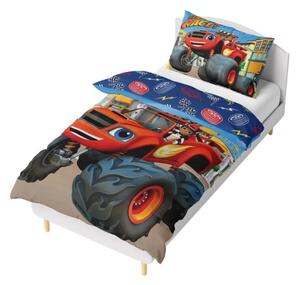 Carbotex Povlečení Plamínek a čtyřkoláci Připraven na závod 140x200, 70x90 cm