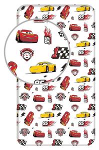 Jerry Fabrics Prostěradlo Cars 3 McQueen 90x200x25 cm