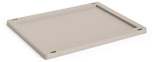 HAY Plastové víko Colour Crate Medium, warm grey