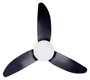 Brilagi - LED Stmívatelný stropní ventilátor LED/30W/230V 3000-6500K černá + DO
