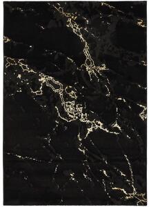 Breno Kusový koberec MARMARIS 400 nero, 80x150 cm, Černá/Vícebarevné