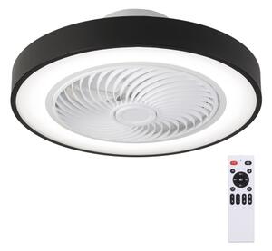 Brilagi-LED Stmívatelné svítidlo s ventilátorem LED/30W/230V 3000-6500K černá+DO