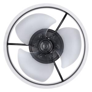 Brilagi-LED Stmívatelné svítidlo s ventilátorem LED/30W/230V 3000-6500K černá+DO