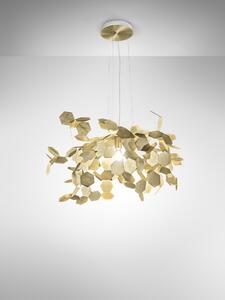 Zava Andromeda, závěsné designové svítidlo, 1xE27, broušená mosaz, prům. 90cm