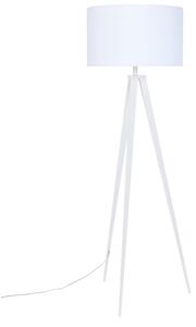 Bílá stojací lampa ZUIVER TRIPOD 157 cm