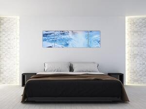 Obraz - Chladné vodopády (170x50 cm)