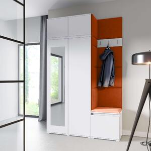 Bílá předsíňová sestava Magia Barva: Oranžová - Trinity 25