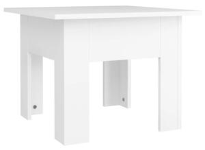 Konferenční stolek bílý 55 x 55 x 42 cm dřevotříska