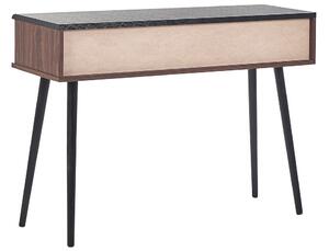 Konzolový stolek Pera (tmavé dřevo). 1079377