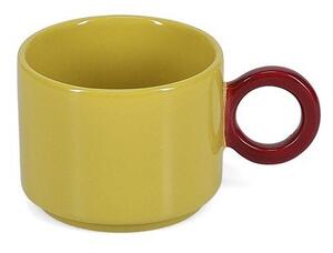 Kameninový hrnek v hořčicové barvě 280 ml Lou – ONA
