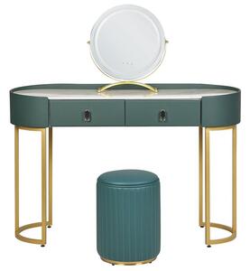 Toaletní stolek Viay (zelená). 1079982