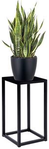 Stojan na květiny PIATTO LOFT černý 40 cm