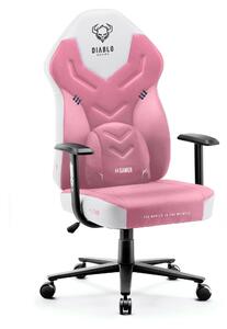 Herní židle Diablo X-Gamer 2.0 Normal Size: Marshmallow Pink, Růžová Diablochairs