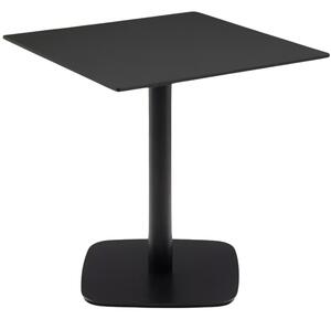 Černý bistro stolek Kave Home Dina 68 x 68 cm