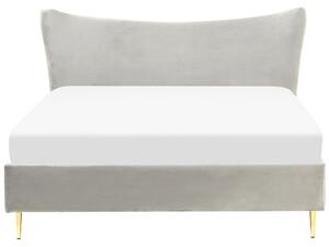 Manželská postel 160 cm Chaza (světle šedá). 1080193