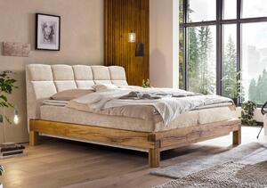 Postel boxspring BULL 2 dub masiv plocha spaní 140x200
