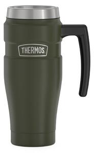 Thermos Termohrnek nerezový těsnící s madlem 0,47l vojenská zelená