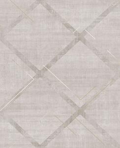 Geometrická vliesová tapeta na zeď, šedo-béžová, 124122, Element, Graham Brown Premium