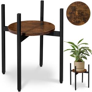 Stojan na květiny TORRE RUSTIC černý 40 cm