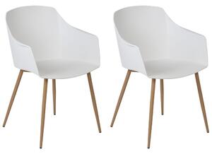 Set 2 ks jídelních židlí Fonza (bílá). 1080361