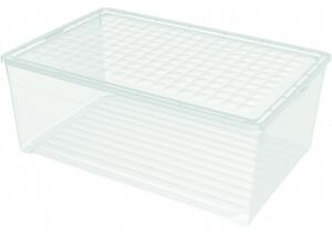 Curver Úložný box Textile 45 l, čirá