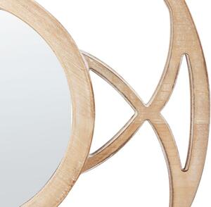 Nástěnné zrcadlo Iztza (světlé dřevo). 1080425
