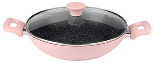 Silvercrest® Servírovací pánev z hliníkové litiny, Ø 28 cm (světle růžová) (100408715002)