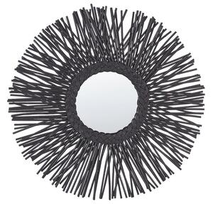 Nástěnné zrcadlo Kalza (černá). 1080580