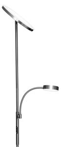 LED Stm. stoj. lampa NORA LED/25W/230V 2200/3000/4000K + LED/5W 3000K chrom + DO