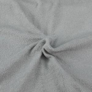 Froté prostěradlo na vysokou matraci šedé (Rozměr: 180x200 dvojlůžko)