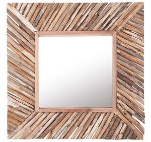 Nástěnné zrcadlo Kanza (světlé dřevo). 1080605