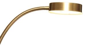 LED Stm. stoj. lampa NORA LED/25W/230V 2200/3000/4000K + LED/5W 3000K zlatá + DO