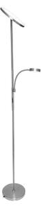 LED Stm. stoj. lampa NORA LED/25W/230V 2200/3000/4000K + LED/5W 3000K chrom + DO