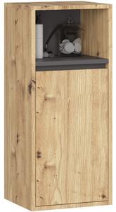 Kúpeľňová skříňka VAMI Š35 1D 1W artisan dub / grafitová
