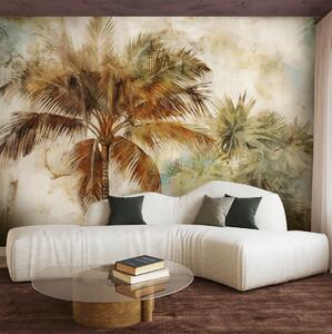 Fototapeta Retro tropické palmy Materiál: Vliesová, Rozměry: 200 x 140 cm