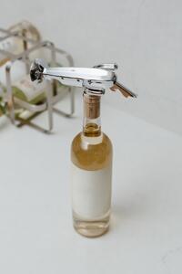 Umbra - Originální Vývrtka na víno Stříbrná SPIKE