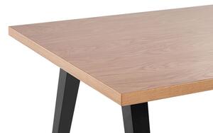 Jídelní stůl Lenza (světlé dřevo + černá). 1080898