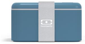 Svačinový box MonBento Square Denim NEW| tmavě modrý