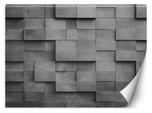Fototapeta Betonové stěnové kostky Materiál: Vliesová, Rozměry: 200 x 140 cm
