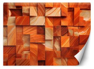 Fototapeta Oranžové kamenné kostky Materiál: Vliesová, Rozměry: 200 x 140 cm