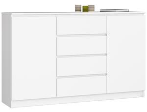 Komoda K160 2D4SZ bílá