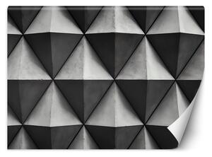 Fototapeta Betonové geometrické trojúhelníky Materiál: Vliesová, Rozměry: 200 x 140 cm