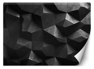 Fototapeta Abstraktní tmavé betonové tvary Materiál: Vliesová, Rozměry: 200 x 140 cm