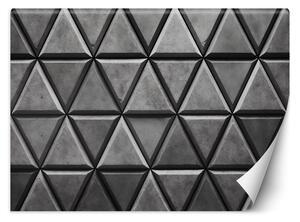 Fototapeta Betonové trojúhelníkové vzory Materiál: Vliesová, Rozměry: 200 x 140 cm
