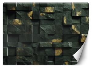 Fototapeta Zelené mozaikové kostky Materiál: Vliesová, Rozměry: 200 x 140 cm