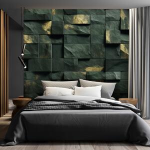 Fototapeta Zelené mozaikové kostky Materiál: Vliesová, Rozměry: 200 x 140 cm